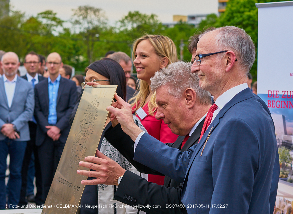 11. Mai 2017 - Grundsteinlegung für die LOGE und dem Kulturquadrat in Neuperlach